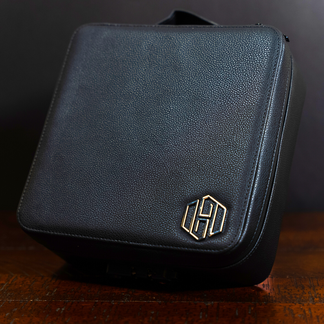 Large Leather Case - Black