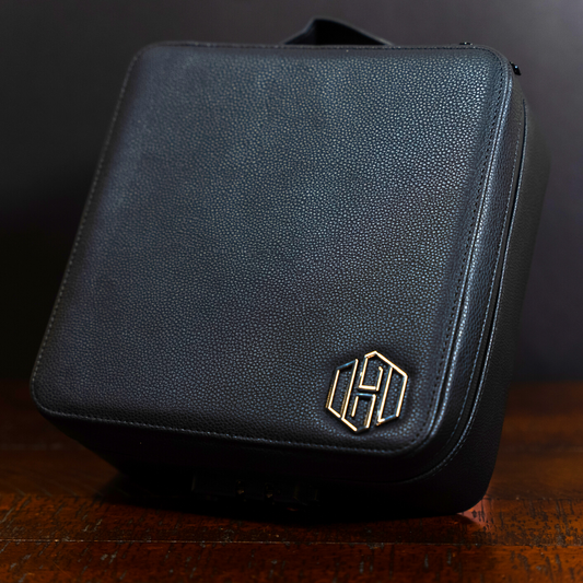 Large Leather Case - Black