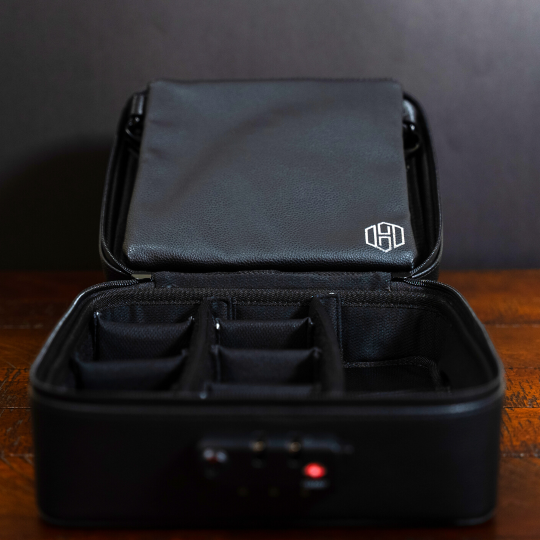 Large Leather Case - Black