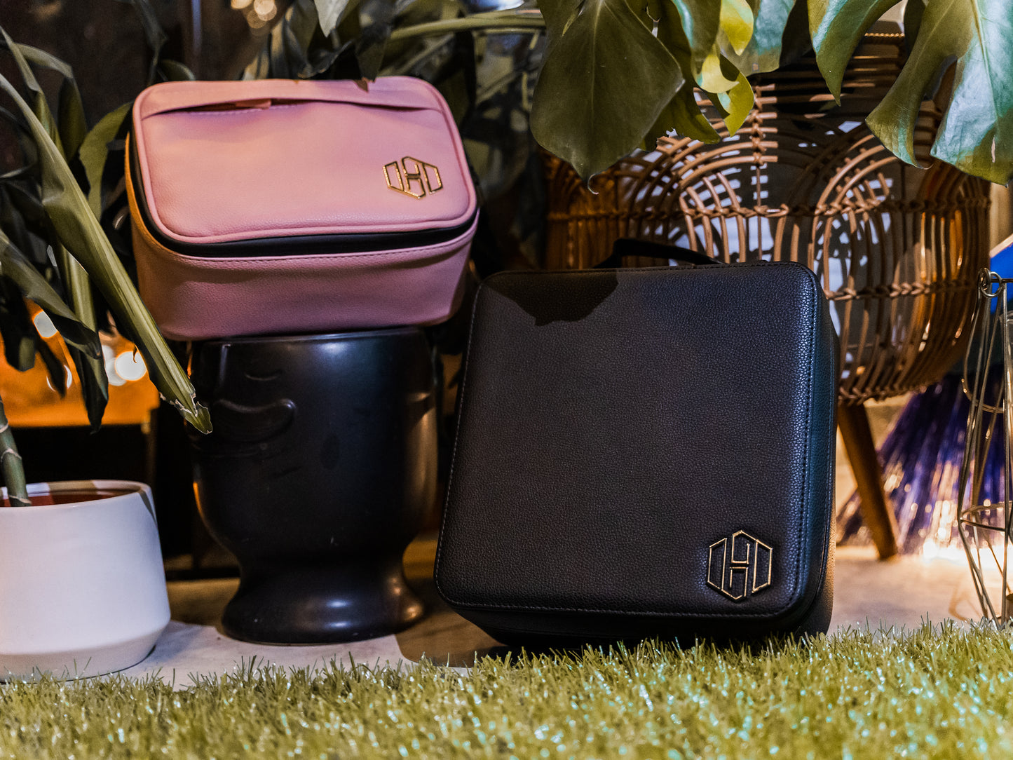 Large Leather Case - Black